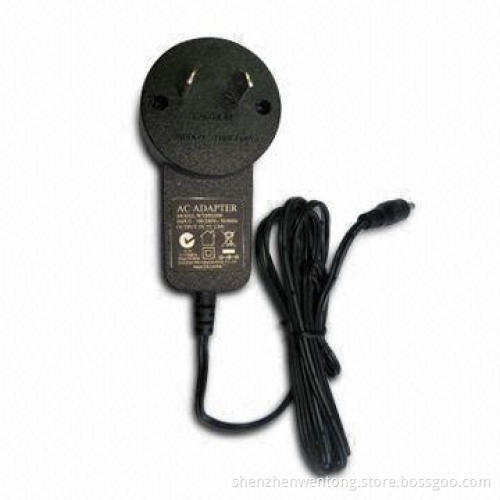 10W AU Plug AC/DC Switching Adapter with Compact Size, Lightweight and Lower Ripple Features